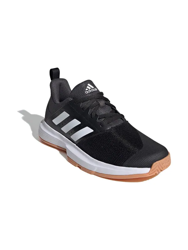 Кроссовки essence indoor black/white Adidas — изображение 3 из 4, черный