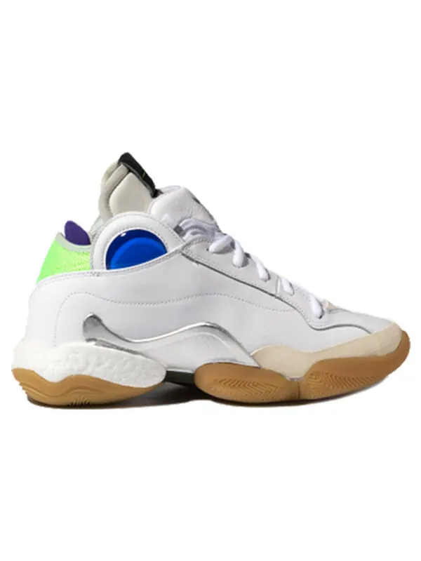 Кроссовки sankuanz x crazy byw Adidas — изображение 2 из 4, белый/зеленый/синий