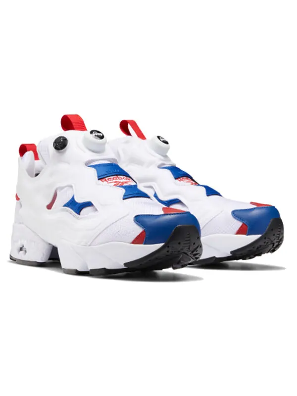 Кроссовки instapump fury 'icons pack - running dual' Reebok — изображение 3 из 4, белый/синий