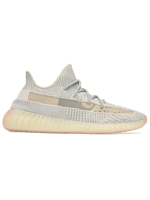 Кроссовки Boost 350 v2 Adidas Yeezy — изображение 2 из 4, серый/кремовый