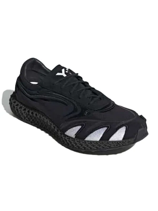 Кроссовки y-3 runner 4d 'black' Adidas — изображение 3 из 4, черный/белый