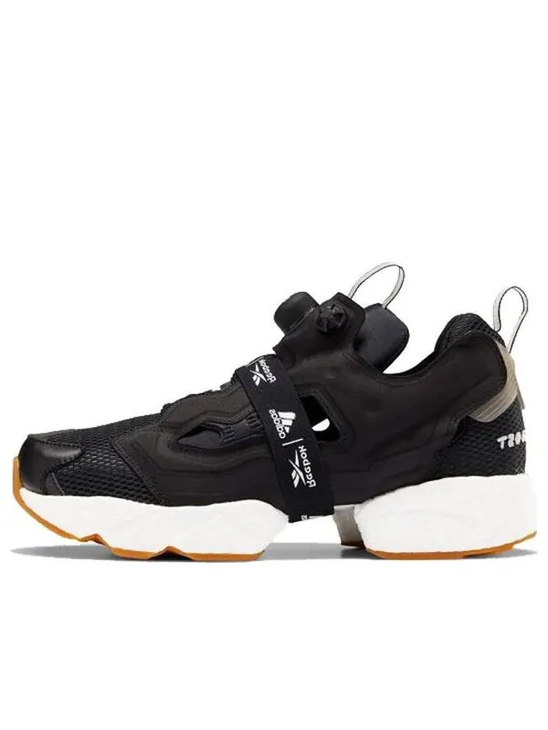 Кроссовки instapump fury x boost 'black gum' Reebok — изображение 1 из 4, черный/белый