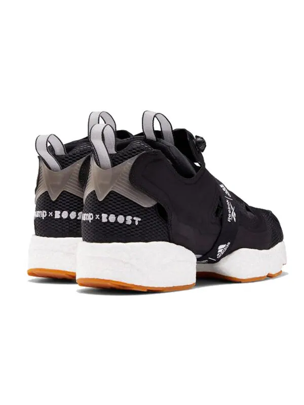 Кроссовки instapump fury x boost 'black gum' Reebok — изображение 3 из 4, черный/белый