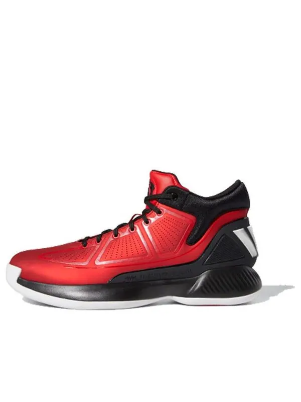 Кроссовки d rose 10 красные Adidas — изображение 1 из 4, черный/красный