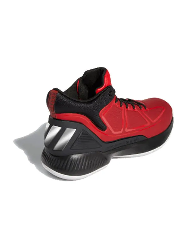 Кроссовки d rose 10 красные Adidas — изображение 3 из 4, черный/красный