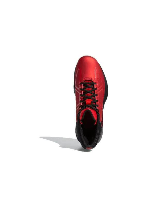 Кроссовки d rose 10 красные Adidas — изображение 4 из 4, черный/красный