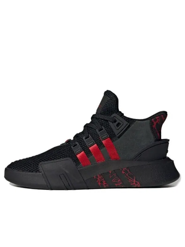 Кроссовки оригиналы eqt bask adv 80 Adidas — изображение 1 из 4, черный/красный
