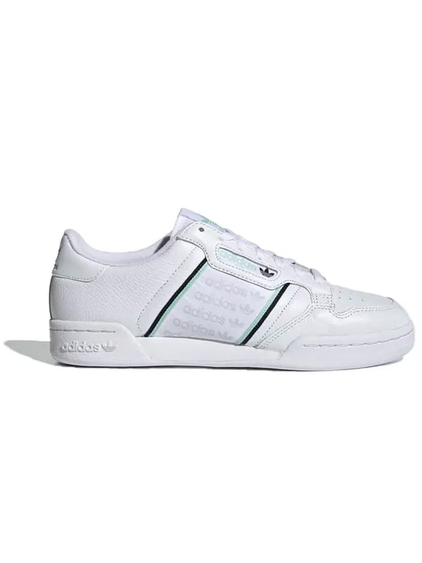 Кроссовки оригинальные континентальные 80 Adidas — изображение 2 из 4, белый/черный/зеленый