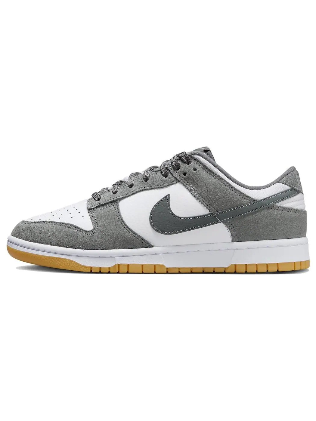 Мужские кроссовки для скейтбординга Nike Dunk Low — изображение 1 из 6, белый/серый