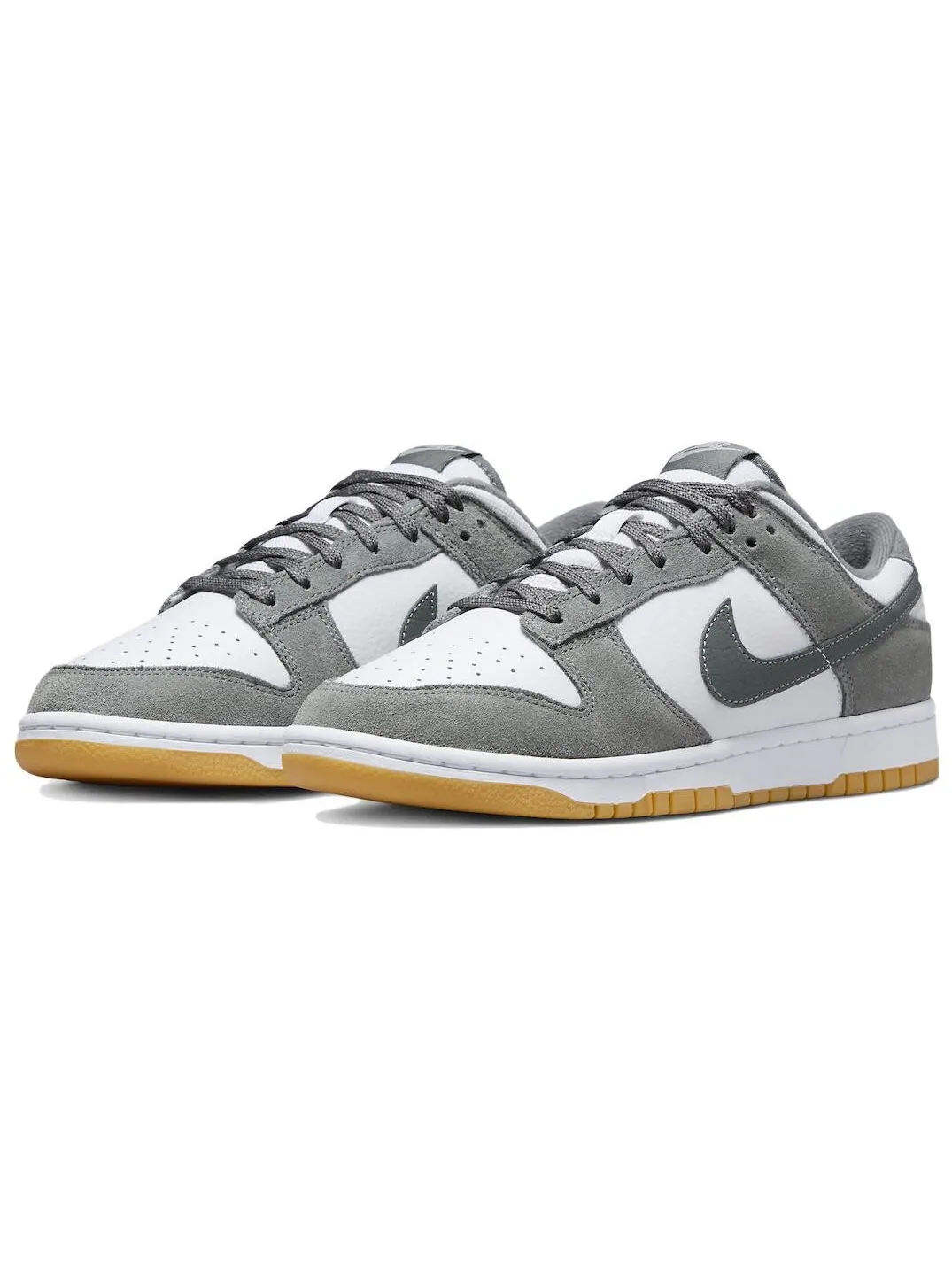 Мужские кроссовки для скейтбординга Nike Dunk Low — изображение 3 из 6, белый/серый