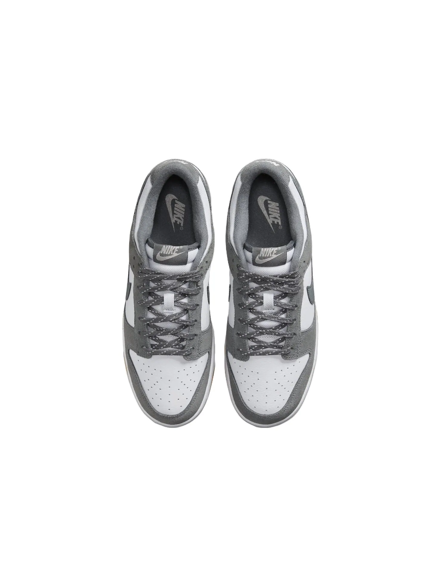 Мужские кроссовки для скейтбординга Nike Dunk Low — изображение 4 из 6, белый/серый