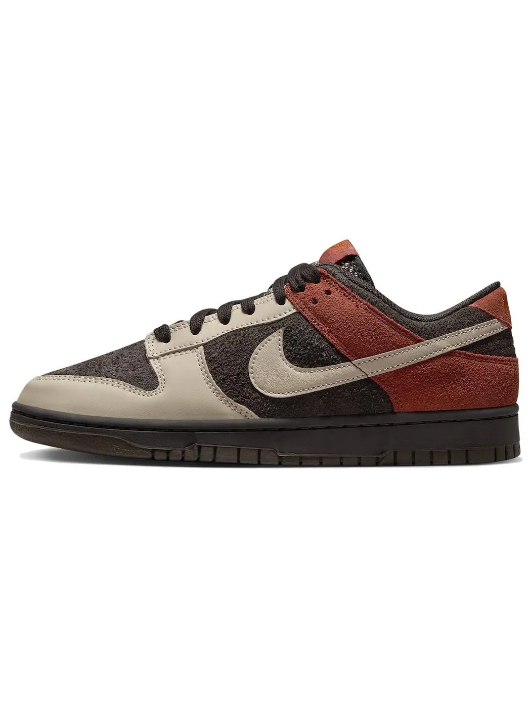 Кроссовки Nike Dunk Low 'Red Panda', кожа и замша — изображение 1 из 6, коричнево-оранжевые