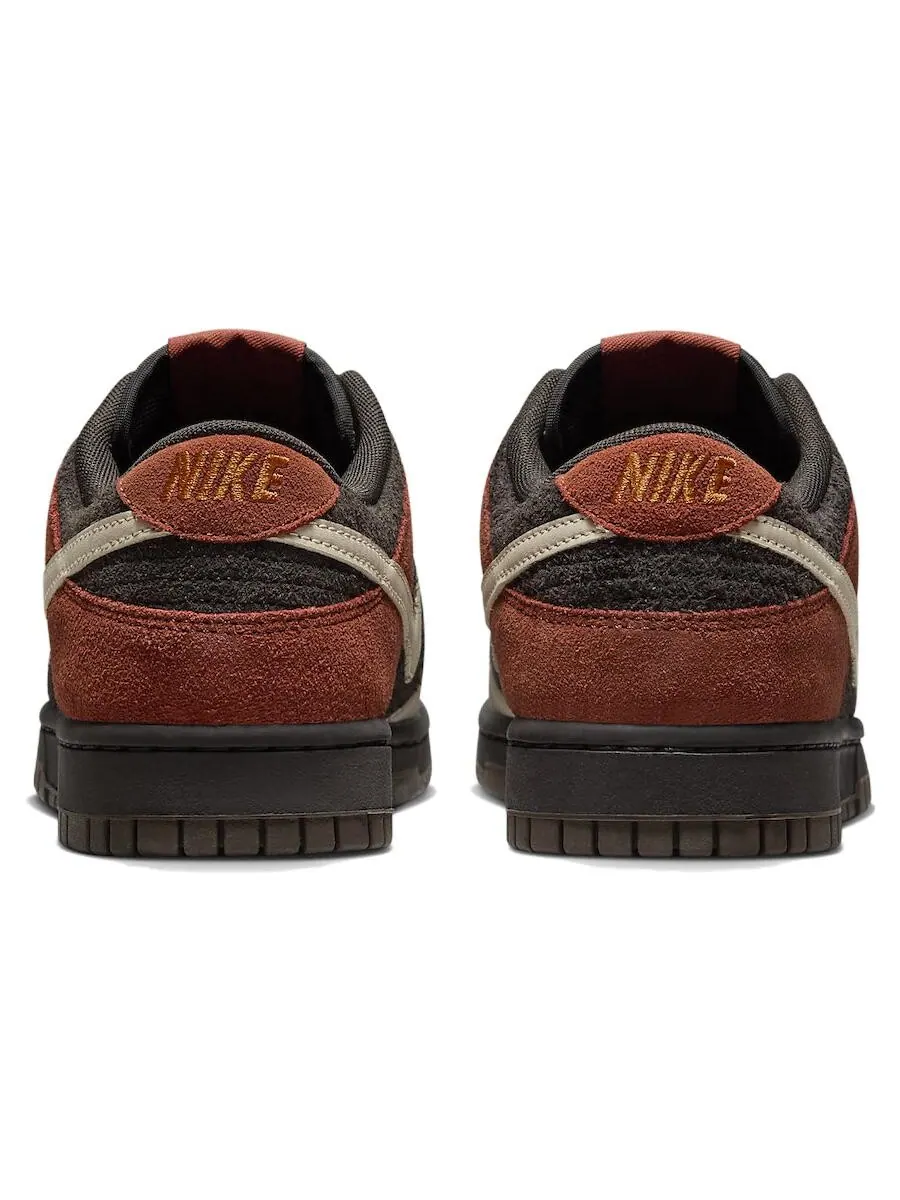 Кроссовки Nike Dunk Low 'Red Panda', кожа и замша — изображение 5 из 6, коричнево-оранжевые