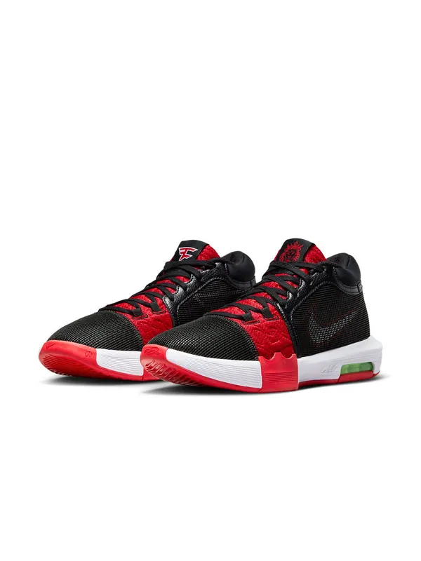 Кроссовки x faze clan lebron witness 8 'bred' Nike — изображение 3 из 4, черный/красный//белый