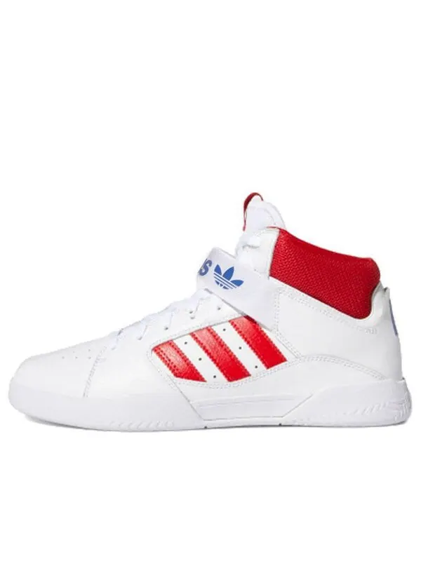 Кроссовки оригинал vrx mid Adidas — изображение 1 из 4, белый/красный