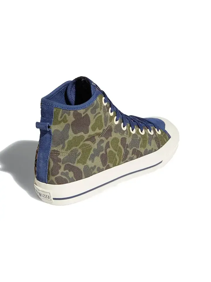Кроссовки Adidas Originals Nizza High RF Unisex — изображение 3 из 5, зеленый