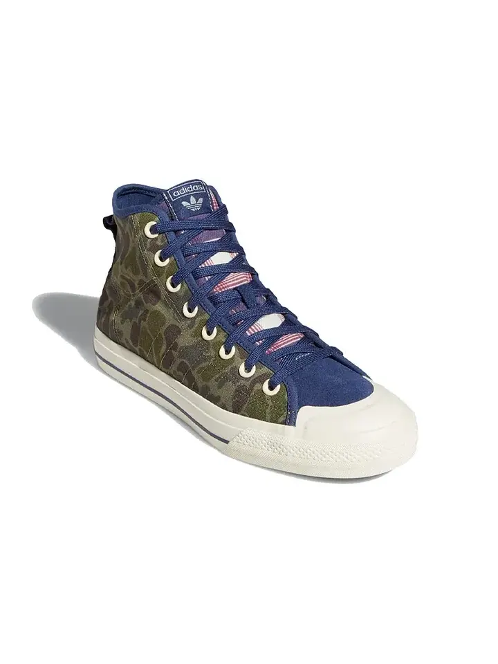 Кроссовки Adidas Originals Nizza High RF Unisex — изображение 4 из 5, зеленый