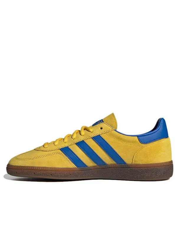 Кроссовки оригинальные гандбольные spzl Adidas — изображение 1 из 4, желтый/синий