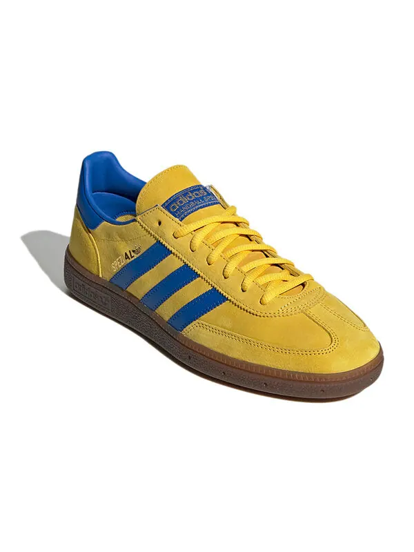 Кроссовки оригинальные гандбольные spzl Adidas — изображение 3 из 4, желтый/синий