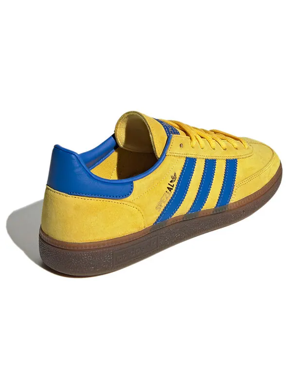 Кроссовки оригинальные гандбольные spzl Adidas — изображение 4 из 4, желтый/синий