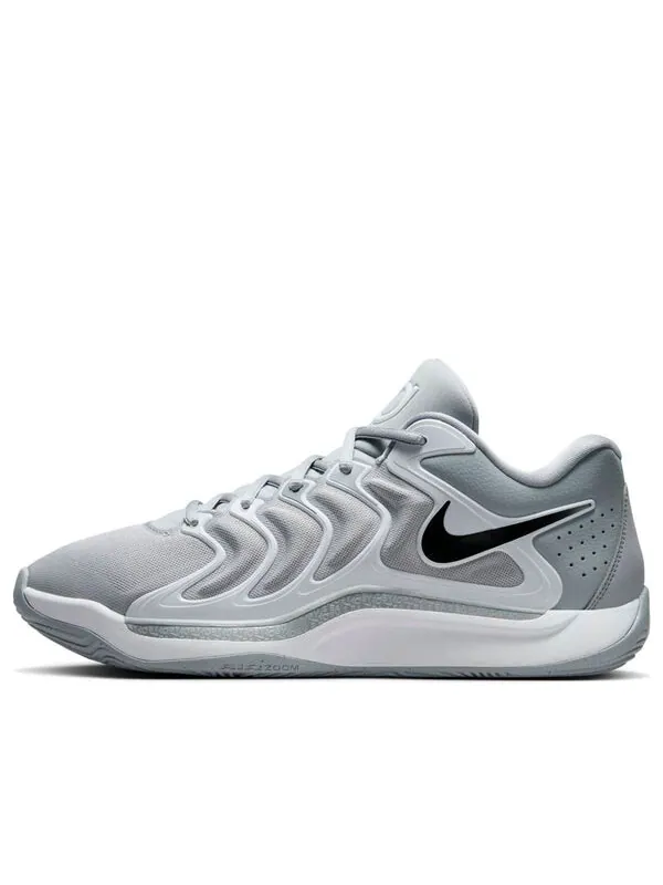 Кроссовки кд 17 тб Nike — изображение 1 из 4, серый/белый/черный