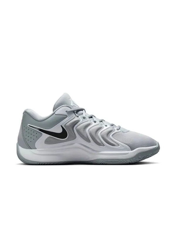 Кроссовки кд 17 тб Nike — изображение 2 из 4, серый/белый/черный