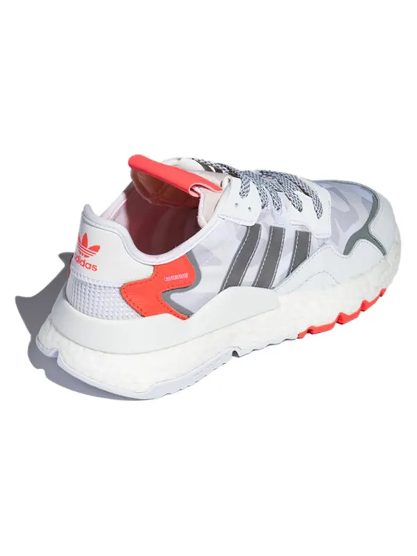 Кроссовки оригинальные nite jogger Adidas — изображение 4 из 4, белый/серый/оранжевый