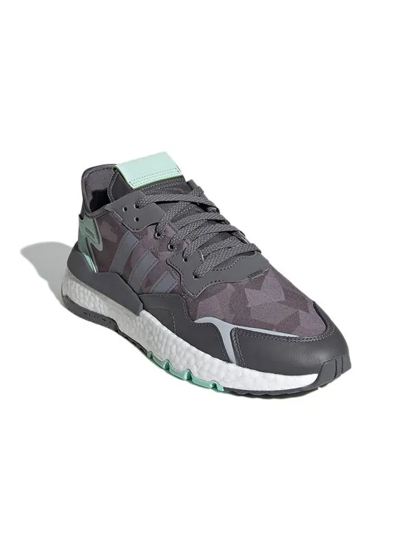 Кроссовки оригинальные nite jogger Adidas — изображение 3 из 4, серый/зеленый/белый