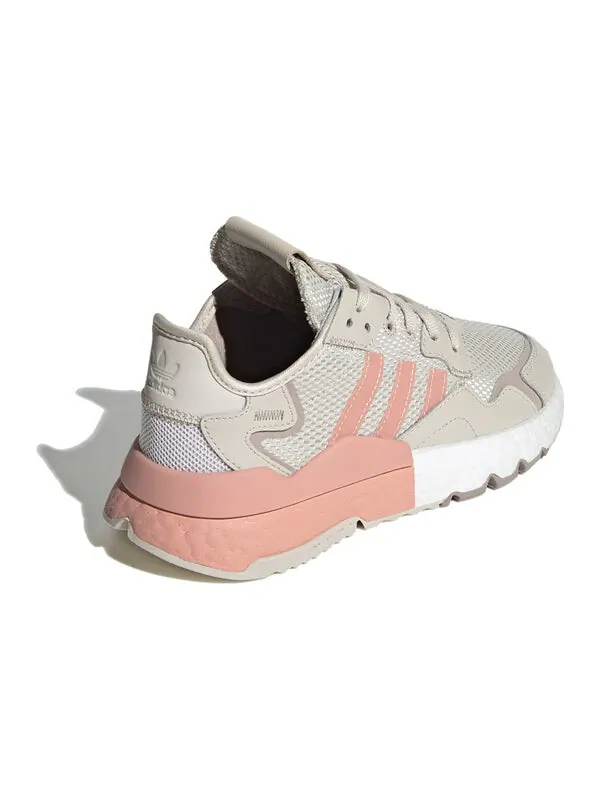 Кроссовки оригинальные nite jogger Adidas — изображение 4 из 4, серый/розовый