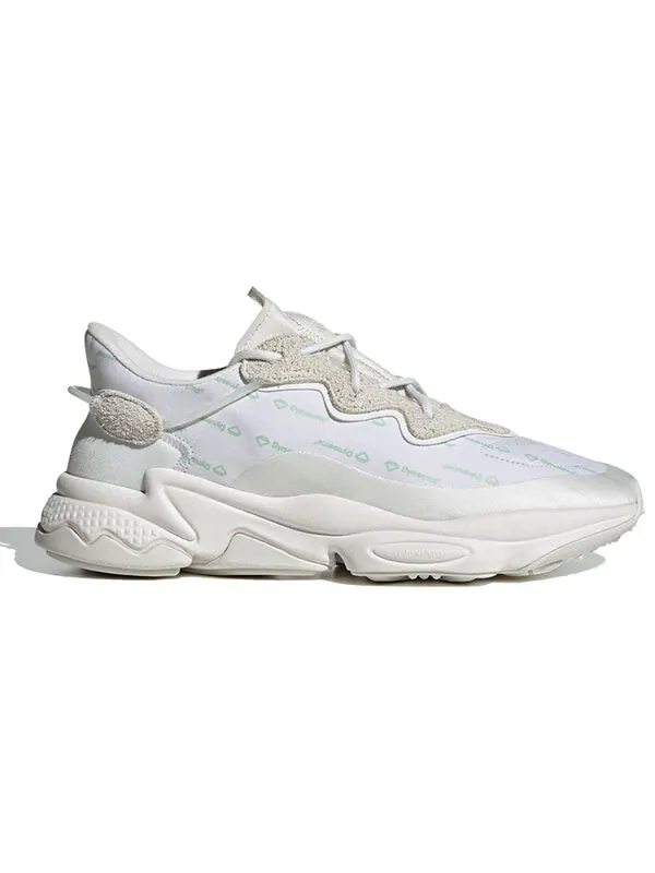 Кроссовки оригиналы ozweego Adidas — изображение 2 из 4, белый/зеленый