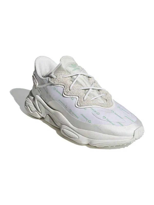 Кроссовки оригиналы ozweego Adidas — изображение 3 из 4, белый/зеленый