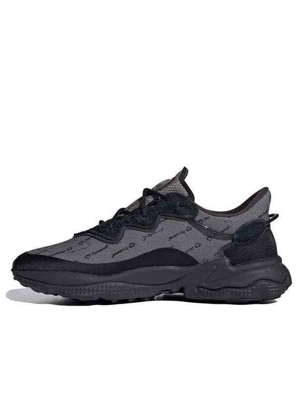 Кроссовки ozweego Adidas — изображение 1 из 4, серый/черный/зеленый