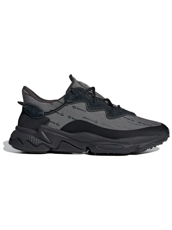 Кроссовки ozweego Adidas — изображение 2 из 4, серый/черный/зеленый