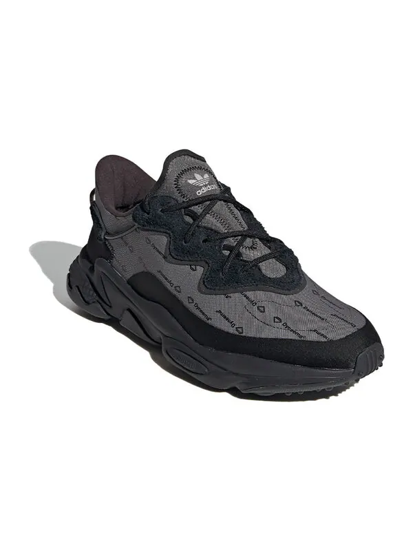 Кроссовки ozweego Adidas — изображение 3 из 4, серый/черный/зеленый
