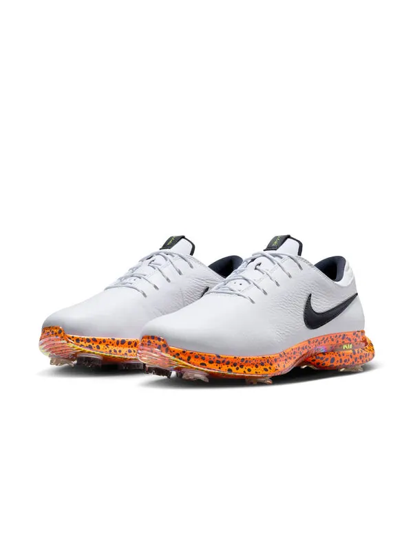 Кроссовки air zoom victory tour 3 широкие электрические Nike — изображение 2 из 4, белый/оранжевый/черный