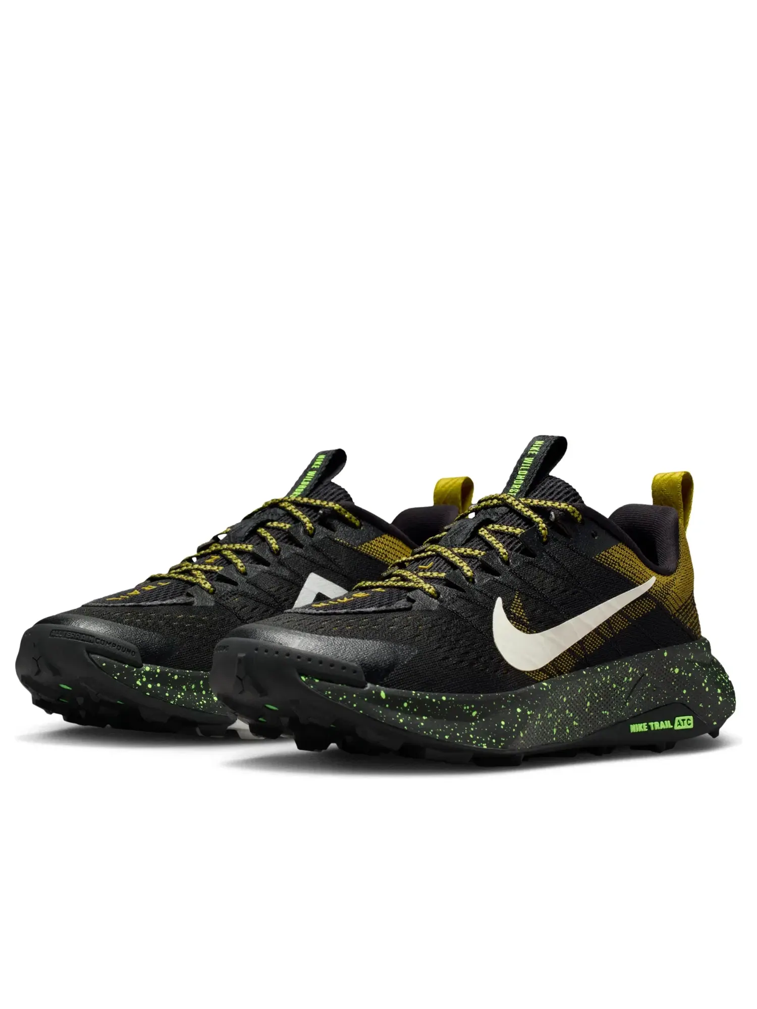 Женские кроссовки для бега с шнуровкой Wildhorse 10 Nike — изображение 5 из 7, черный