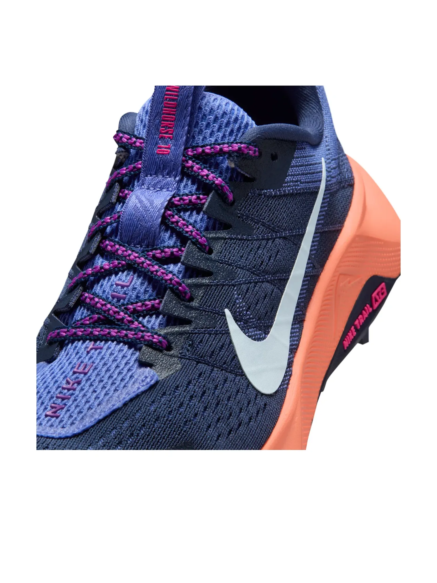 Женские кроссовки для бега с шнуровкой Nike Wildhorse 10 — изображение 7 из 7, темно-синий