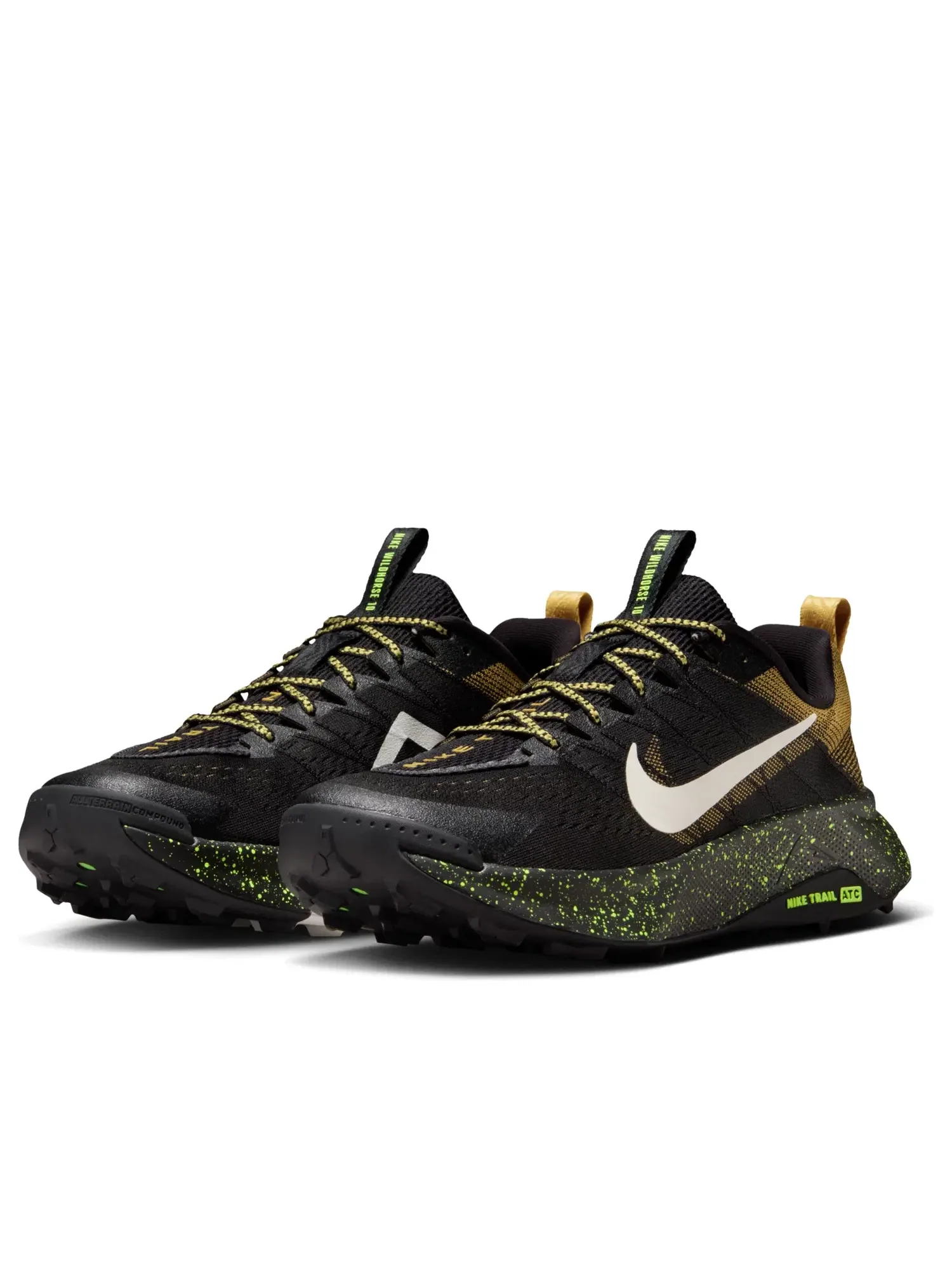 Мужские кроссовки для бега с шнуровкой Wildhorse 10 Nike — изображение 4 из 7, черный