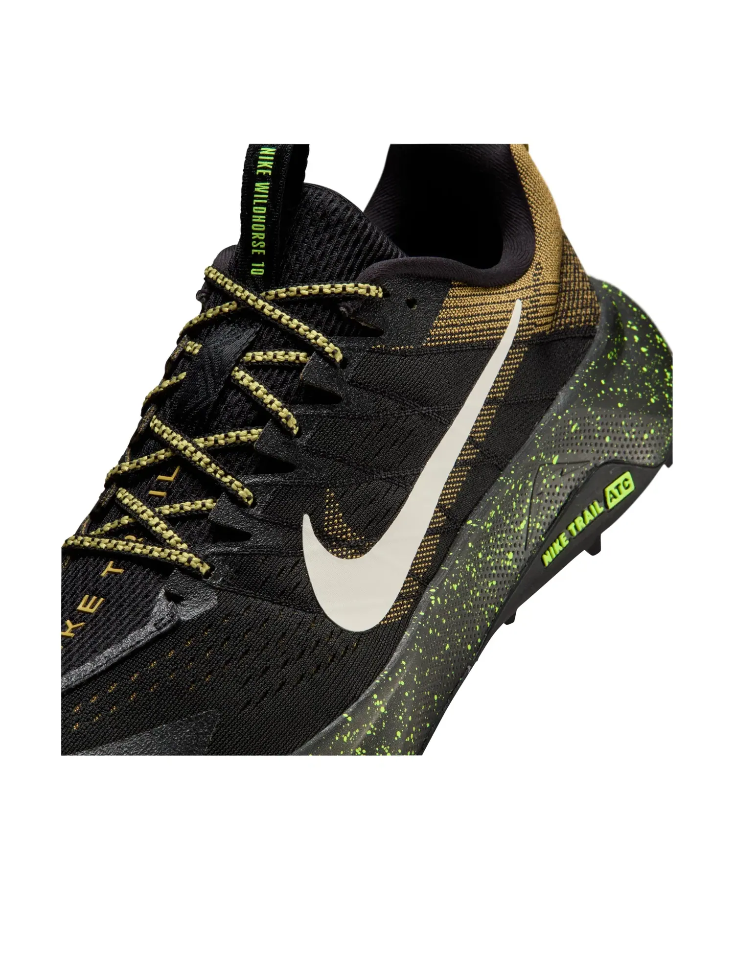 Мужские кроссовки для бега с шнуровкой Wildhorse 10 Nike — изображение 5 из 7, черный
