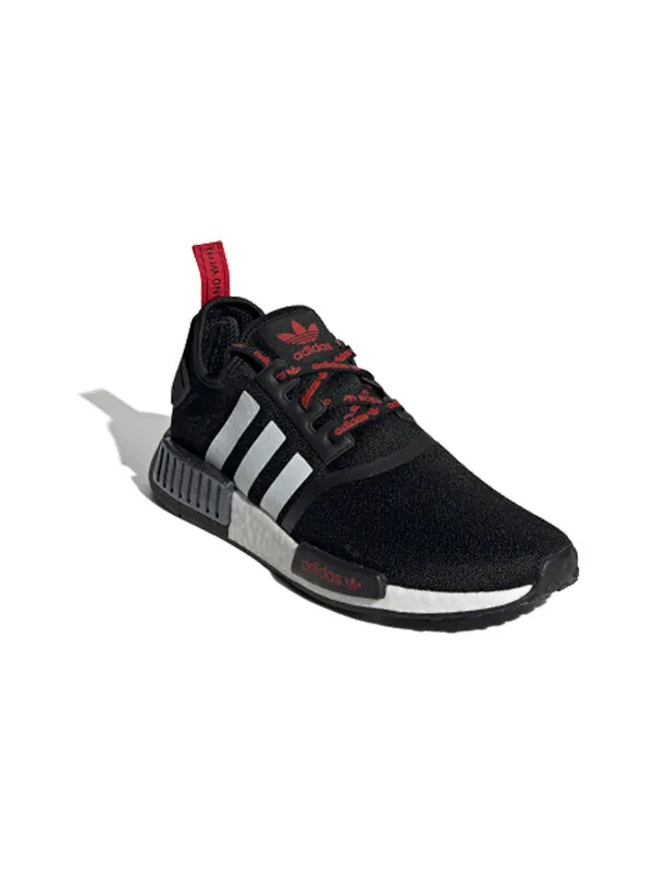 Кроссовки nmd_r1 stlt primeknit Adidas — изображение 3 из 4, черный