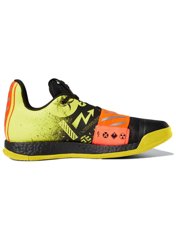 Кроссовки Harden Vol. 3 Adidas — изображение 2 из 4, черный/желтый/красный