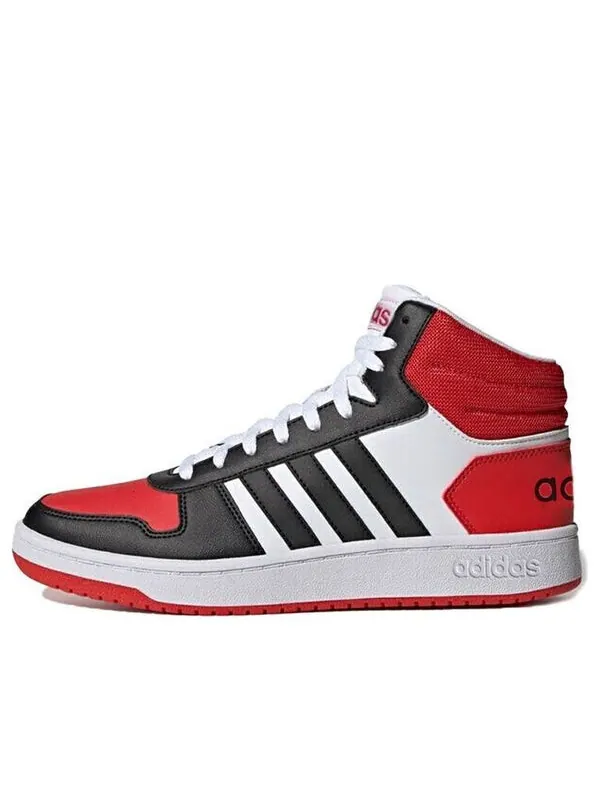 Кроссовки neo hoops 2.0 средние Adidas — изображение 1 из 4, черный/красный