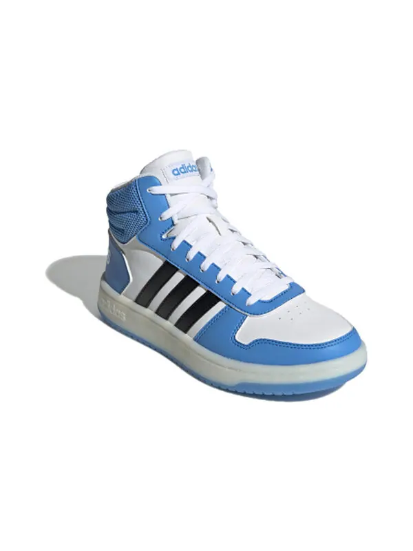Кроссовки neo hoops 2.0 средние Adidas — изображение 2 из 4, синий/белый/черный