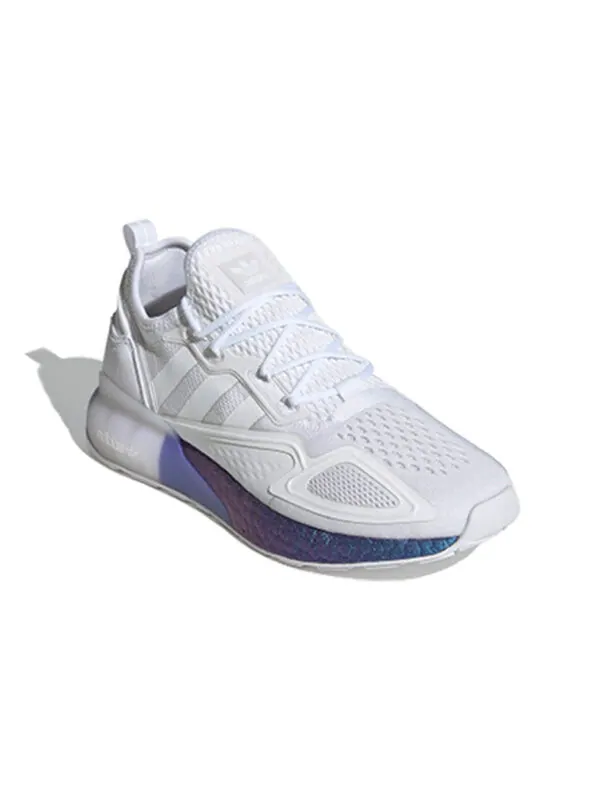 Кроссовки zx 2k boost Adidas — изображение 2 из 4, белый/фиолетовый