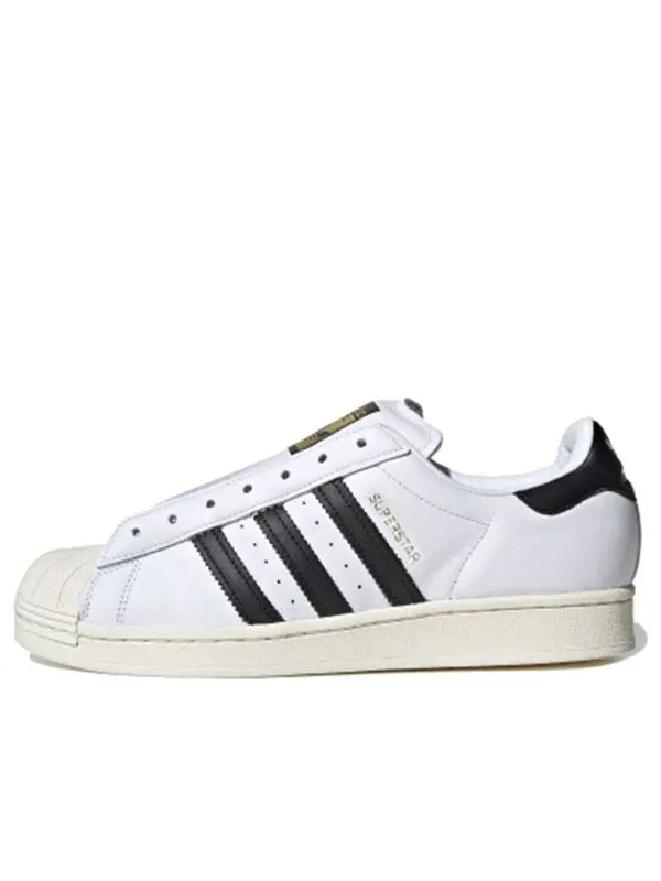 Кроссовки суперзвезда без шнурков Adidas — изображение 1 из 4, белый/черный