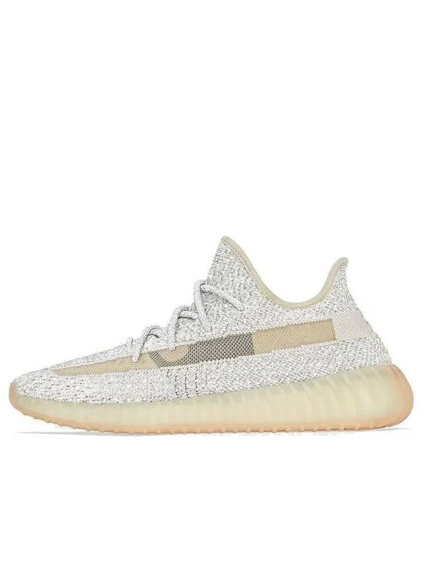Кроссовки yeezy boost 350 v2 'lundmark reflective' Adidas — изображение 1 из 4, кремовый