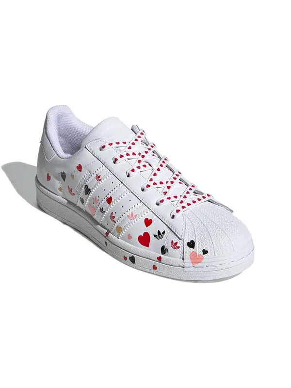Кроссовки superstar 'valentine's day' Adidas — изображение 2 из 4, белый