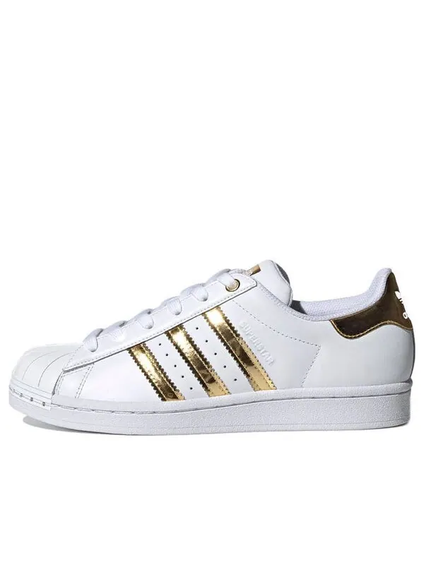 Кроссовки superstar металлический носок Adidas — изображение 1 из 4, белый