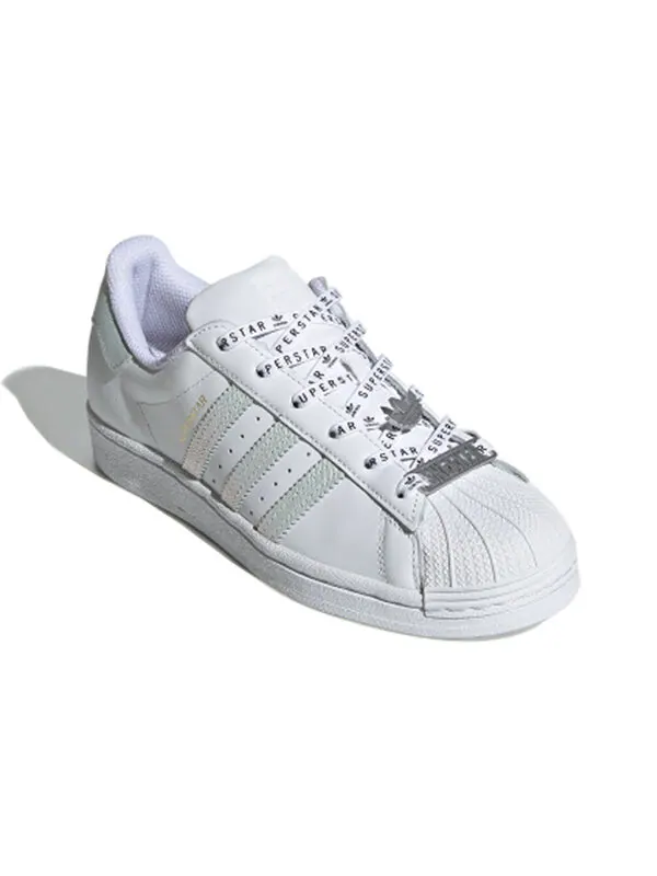 Кроссовки суперзвезда Adidas — изображение 3 из 4, белый/светлый зеленый