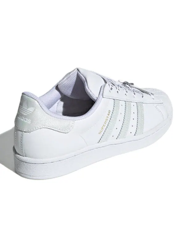 Кроссовки суперзвезда Adidas — изображение 4 из 4, белый/светлый зеленый